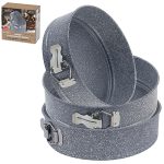 МН-3777 Набір форм роз'єм. торт мрамор 3шт (18,20,22см) STENSON