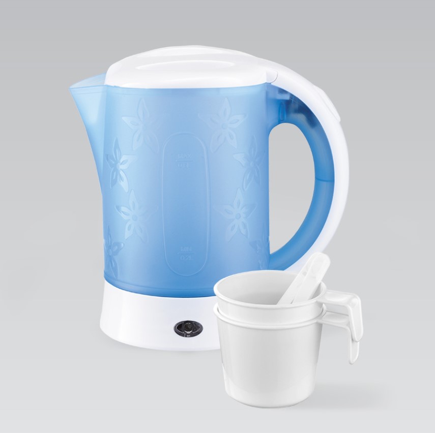 ч1 MR-010 Ел. чайник 0,6л + 2чашки дорожній 600ВТ Maestro - Зображення 1