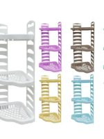 Полиця кутова у ванну Тюльпан "ЕФ-ПЛАСТ"Бєжева