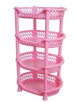 Полиця пластмасова в ванну Люкс ЕФ- пласт рожева