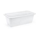 429+439 Балконний ящик для квітів з підставкою(400) білий #