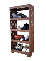 8005 Етажерка Ротанг 5-ярусна коричнева Полімерагро