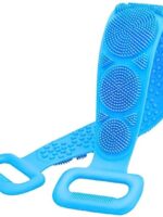 Мочалка силіконова для душа двохсторон.