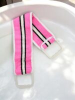 Мочалка "Аміна" кольорова (пластм. ручка)