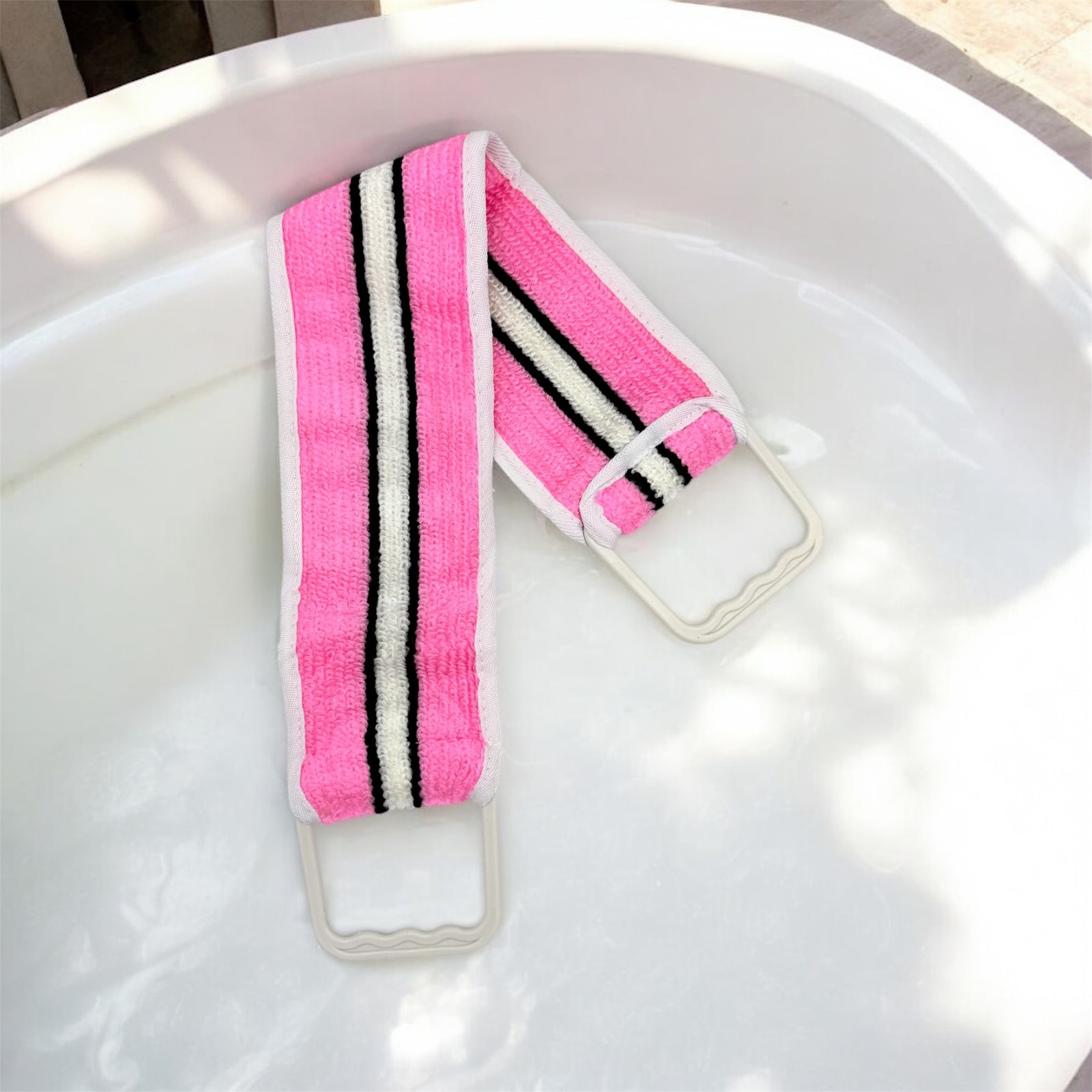 зображення_viber_2026-01-06_11-56-05-913 Мочалка "Аміна" кольорова (пластм. ручка) - Зображення 1