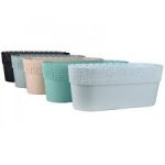 689 Горщик Белла 380 овальний крем #