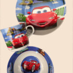 Набір дитячий "Мультик" скло 3в1