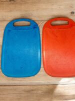 34178 Доска роздільна прозора кольорова 5зірок Кути 21х32