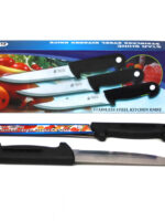 GQS-6 Ніж пластм. чорна ручка 15см