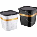 422 Кошик Мрамор квадр. з кришкою 14л AYN Dis Ticaret