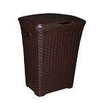 Корзина для білизни 50л коричнева Ротанг Консенсус