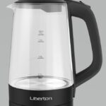 Ел.чайник LEK-1713 1,7л скло чорний 2000ВТ LIBERTON