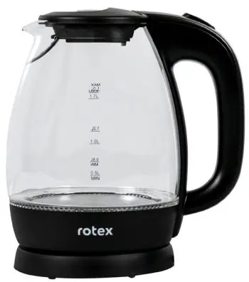 RКТ 11-G Чайник диск скло1,7л  2200Вт Rotex
