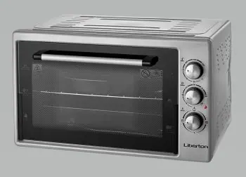 LEO-421 Електрична піч 42л  1500W LIBERTON (темно-сіра ,чорна,біла)