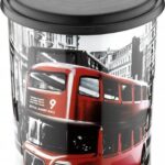 365 Відро з педалькою з малюнком 6л (Париж,Рим,Лондон) АЖУР ELIF #