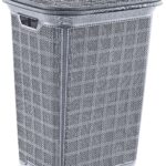 АК 580 Корзина для білизни 60л (біла,сіра,крем) AKAY