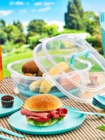 АК 579 Набір 32-пр для пікніку на 6 персон з круглими таріл.