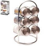 MS-0235 Набір для спецій на метал. підставці 6шт STENSON