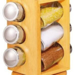 MS-0369 Набір для спецій на дерев. підставці 6шт STENSON