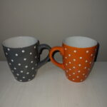 KW 113 Кружка кераміка  горох 340мл