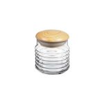 43163 Банка для зберігання скло з дерев. кришкою 0,63л Бабілон