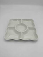 2956 Менажниця керам. квадратна 5 секцій 18х18 - Зображення 2