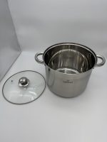 5308-VN Каструля нерж з кришкою скло 8л,24*19см індукція Classic - Зображення 5