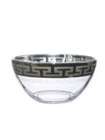 03-1425 SE Набір салатників д.16см(2шт) Гусь-Хруст. срібло Грецький візер.