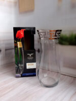 03-3737 SE Ваза для квітів (Флора) h-26cм, d-8смГусь-Хруст. срібло Грецький візер.