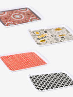 ТP-150 Піднос з декором прямок.(36х27см) UKSAN