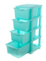 Комод 4-ярусний "Компакт Плюс" м'ята R plastic