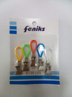 52189 Вішалки-жабки (5шт на блістері) Фенікс Польща