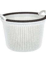 535 Кошик вязка круг з ручками 32л Irak plastik