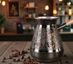 50084 Турка мідна Знаки зодіаку 500мл чорний нікель "S&T" - Зображення 2