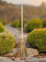 Віник дворовий з дерев. ручкою