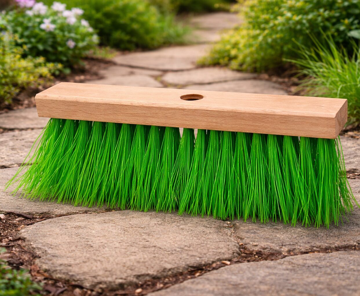 щіттттт 09-012 Щітка дворова жорстка (дерево) 24см ворс 12см - Зображення 1