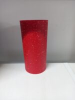 2281 Колода для ножів червоний мармур