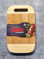 8862 Доска бамбукова з отвором 25*15*1,6см S&T