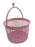 104 Кошик з ручкою ZAMBAK пудра