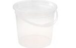 РОЗПРОДАЖ Відро15л прозоре біле R plastic