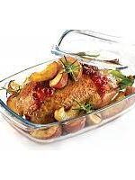 PN SP 520A Каструля термоскло прямок. 5.2л 340*225*112мм Термісил