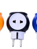 1296 Тройник в розетку 10-16А