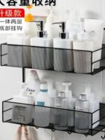 01335-L Полиця настінна 2-ярусна хром+6гачків 36*15*44,5см STENSON