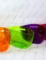 633 Горщик Луна помаранчевий прозорий #