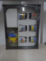 1651 Набір горілчаний "Патріот" (1бут. + 6стопок)