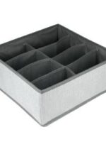 00173 Коробка-органайзердл для зберігання білизни 8 відділів 32*32*12см STENSON