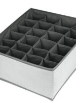 00177 Коробка-орган. для зберігання білизни 24 відділів 32*32*12см STENSON