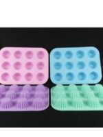 1968 А+ Форма силіконова кекс на планшетіі (12шт)