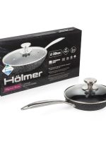 FP-22720-SSMBML Сковорода кована 20см з кришкою Elegance Holmer #