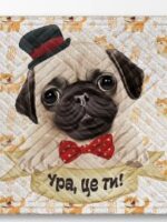 К-602-42-1 Коврик придверний принтований на гумовій основі (45*75см)